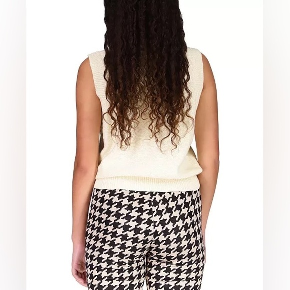 Sanctuary Women's Chill Out Cotton Sweater Vest - Brulee size L - Picture 6 of 12